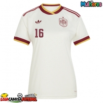 Camisa de Futebol Espanha Rodri Hernandez #16 Equipamento Secundário Mulheres Mundo 2026 Manga Curta